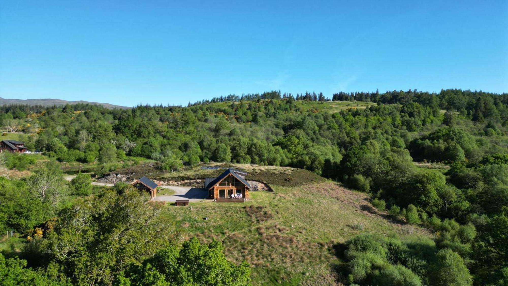 Wild Nurture Eco Luxury Offgrid Log Cabin Fort William Exterior foto